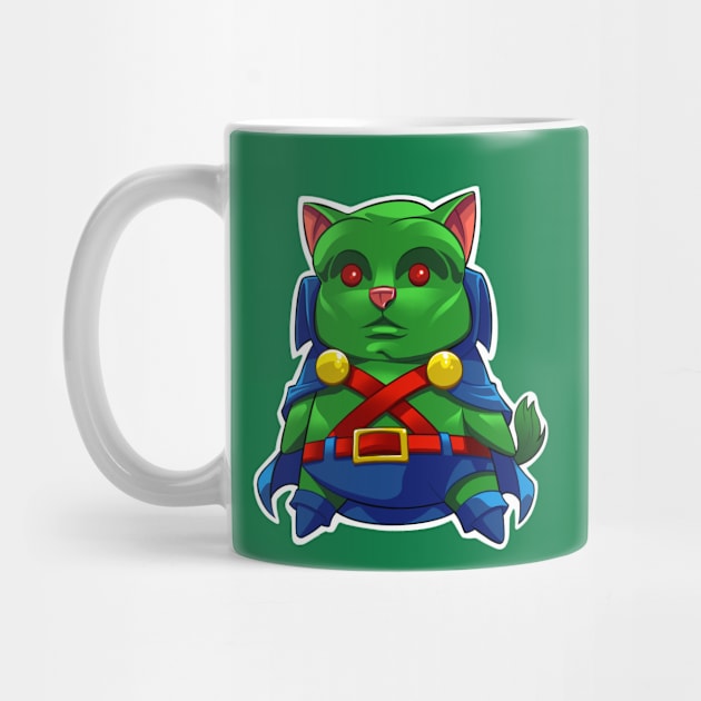 Martian Manhunter PopCat! by theninjabot